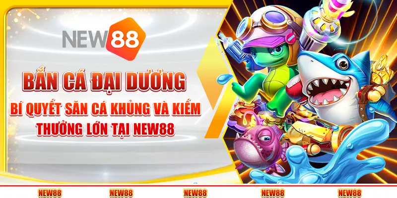 Bắn cá đại dương: Bí quyết săn cá khủng và kiếm thưởng lớn tại New88