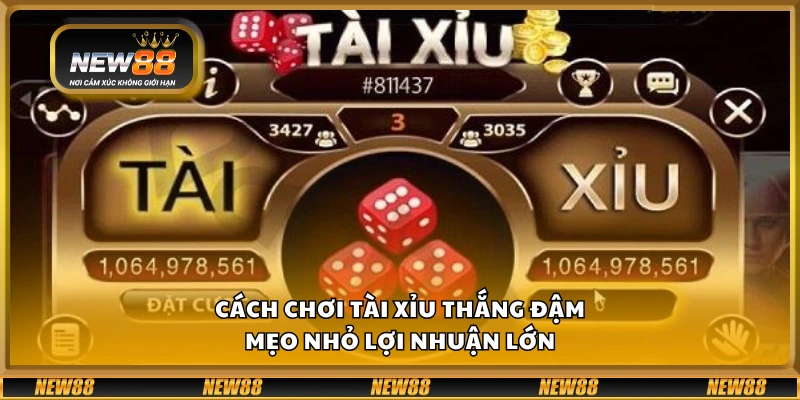 Cách chơi Tài Xỉu thắng đậm – Mẹo nhỏ lợi nhuận lớn